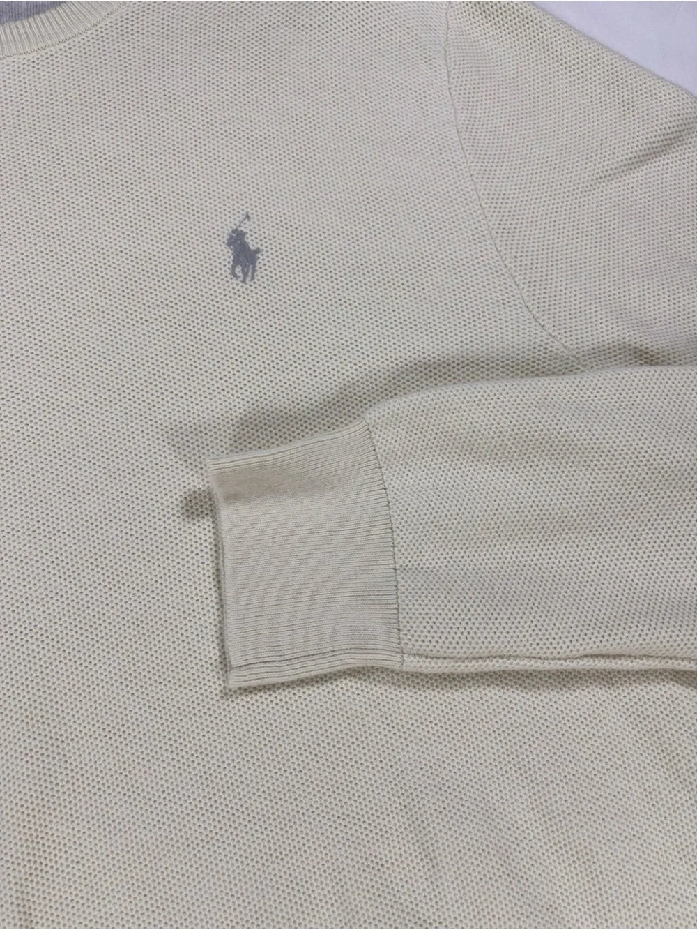 Polo Ralph Lauren Men’s Large Long Sleeve 100% Cotton Sweater with Pony Logo